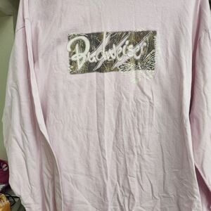 Budweiser Light Pink Long Sleeve Top
